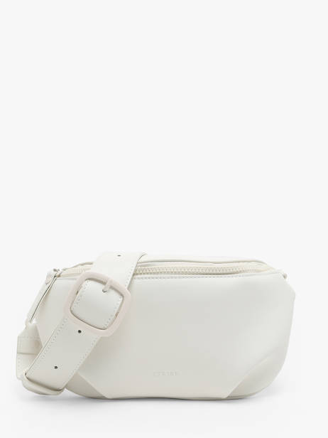 Sac Banane Oxer Cuir Etrier Blanc oxer EOXE022M